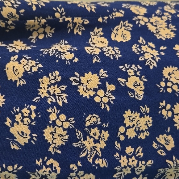 Sezane Marguarita Blue Floral Midi Sleeveless Dress - Picture 13 of 13